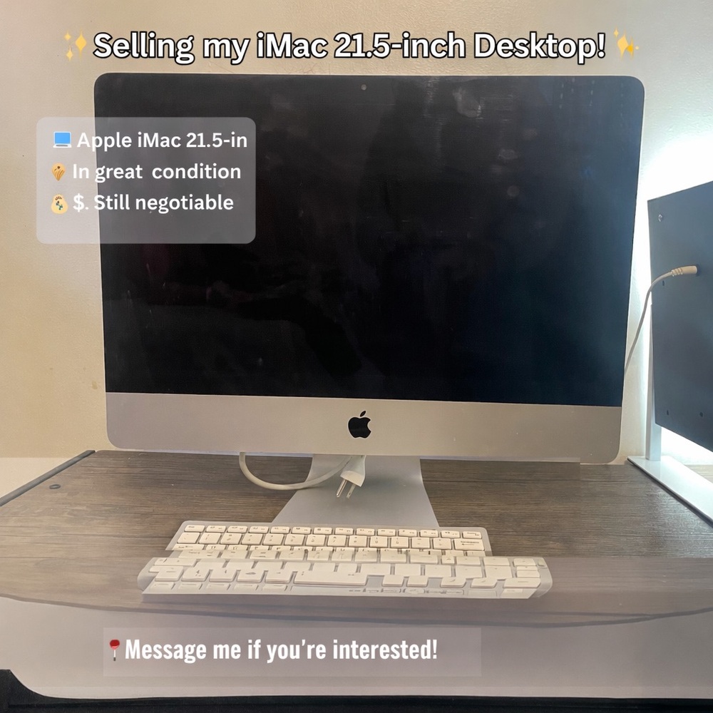 Apple Silver iMac Desktop